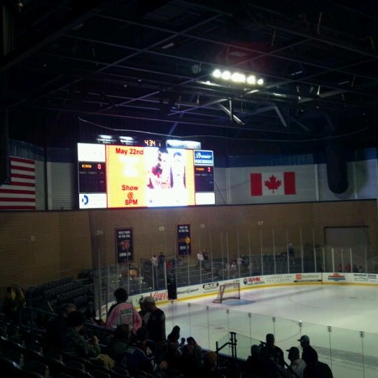 Photo taken at Ice Arena by Derek S. on 4/1/2012