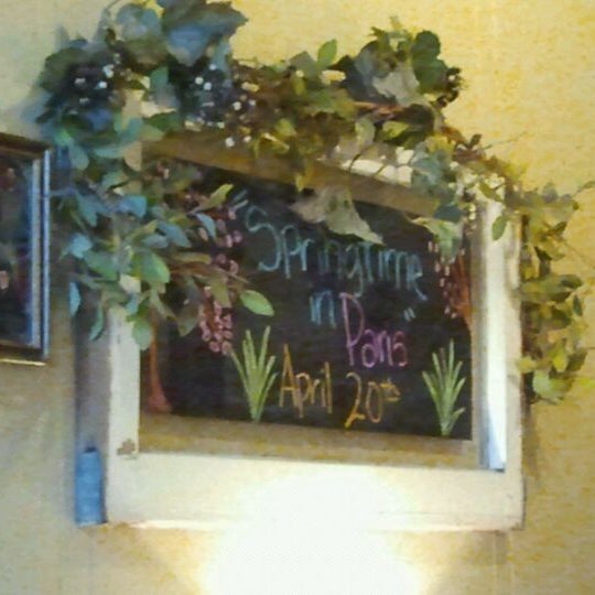 Photo taken at Tea Bar &amp; Bites Bakery, Cafe and Catering by Brianna M. on 4/20/2012