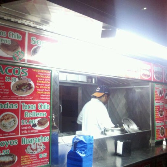 Photo taken at Tacos Morelos by Aaron N. on 9/5/2011