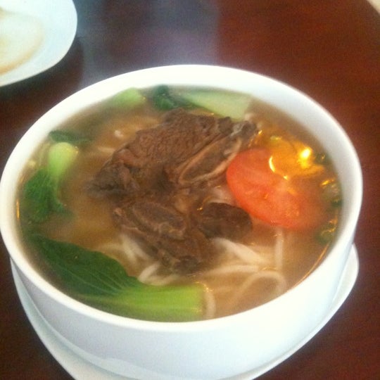 Beef noodle soup is simply amazing!!