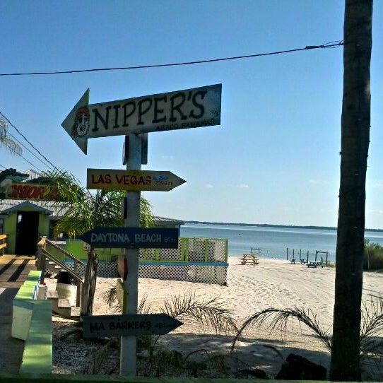 Photo taken at Gator Joe&#39;s Beach Bar &amp; Grill by Jared H. on 5/10/2012