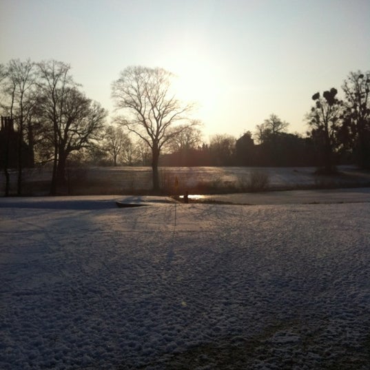 Photo taken at Stoke Park Country Club, Spa &amp; Hotel by James P. on 2/11/2012