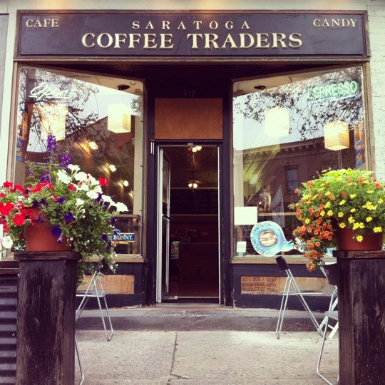 Photo taken at Saratoga Coffee Traders by Amanda L. on 6/9/2012