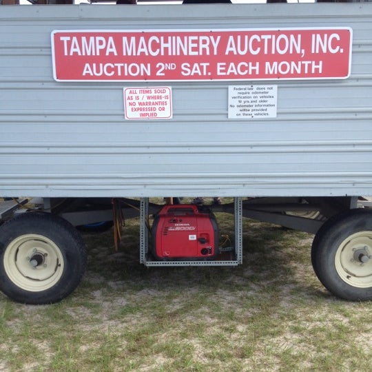 Tampa Machinery Auction Greater Thonotosassa 2 tips from 75 visitors