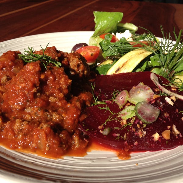 try the roast butternut, cinamon, orange and almond flake salad