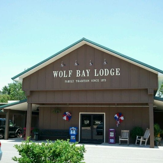 Photo taken at Wolf Bay Lodge by Zach R. on 6/3/2012