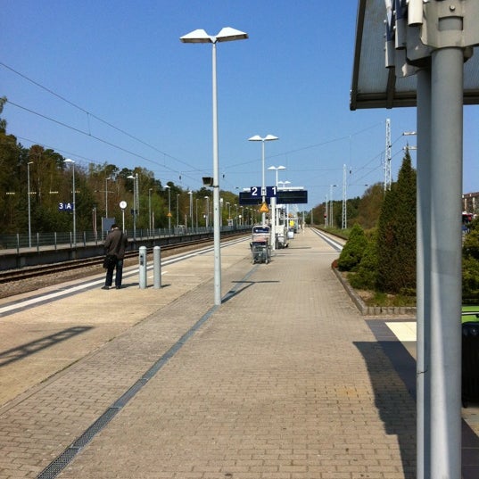 Photo taken at Bahnhof Ostseebad Binz by Lars K. on 5/3/2012