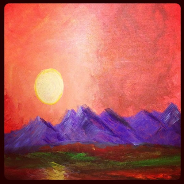 รูปภาพถ่ายที่ Sipping N&#39; Painting โดย Cheryl J. เมื่อ 3/18/2012