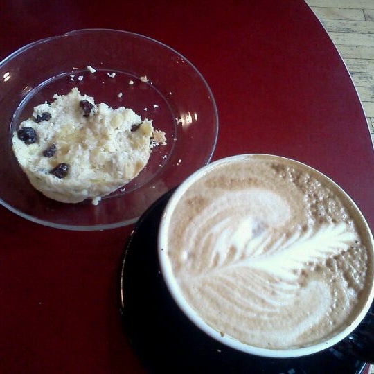 Photo taken at Mighty Good Coffee by Elizabeth on 3/24/2012