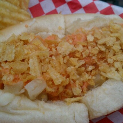 Photo taken at Simon&#39;s Hot Dogs by Aaron M. on 7/15/2012