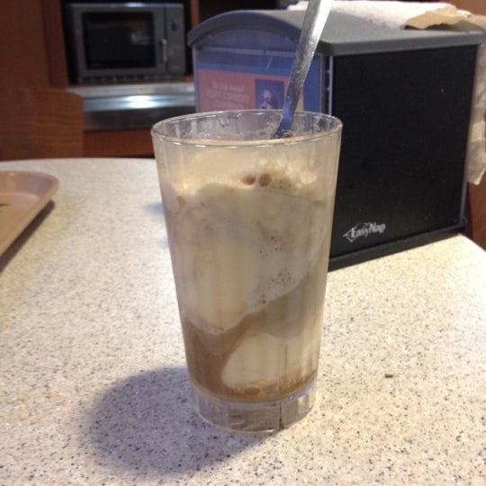 Get a scoop or two of vanilla ice cream in a cup then put some root beer in it for the best root beer float you've ever had.