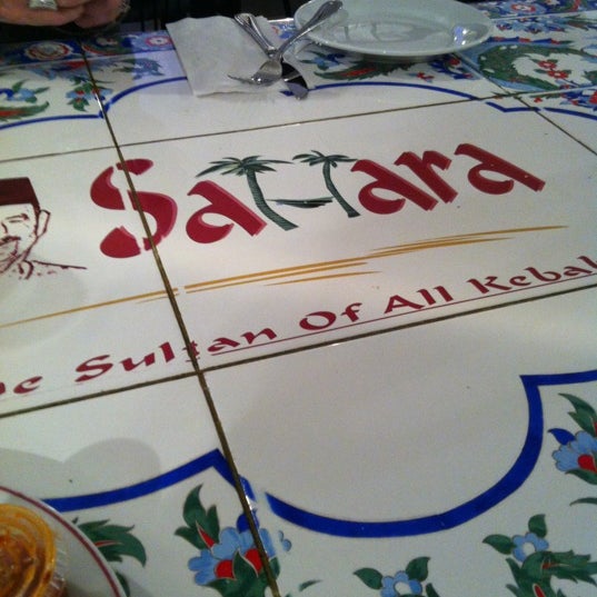 Photo taken at Sahara Restaurant by Bonnie F. on 5/20/2012