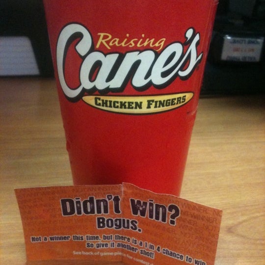 Buy a drink and you could win free food on the peel off coupon on the cup! Now thru 8/16/11