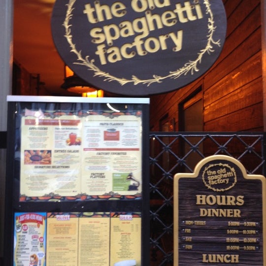 Photo taken at The Old Spaghetti Factory by John H. on 4/11/2012