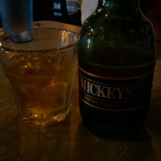 Whiskey and a Mickey's hand grenade, please!