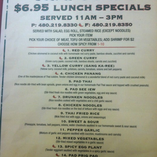 Can't beat their $6.95 lunch specials! Delicious!