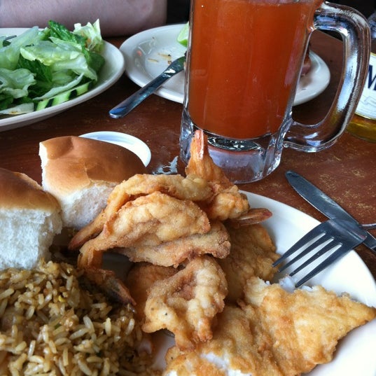 Photo taken at Mambo Seafood by J . on 5/4/2012