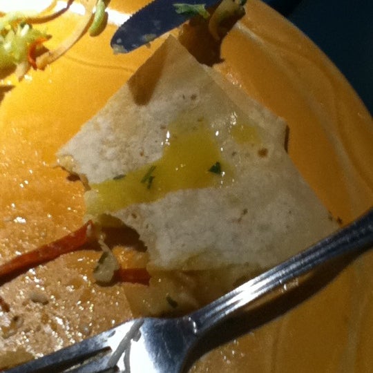 Get the Sweet Mango and Shrimp Quesadilla. It will change your life.