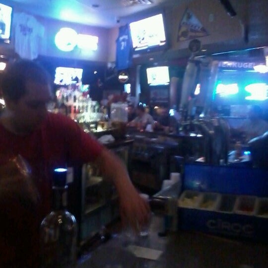 Photo taken at Two Stooges Sports Bar &amp; Grill by Chris P. on 8/22/2012