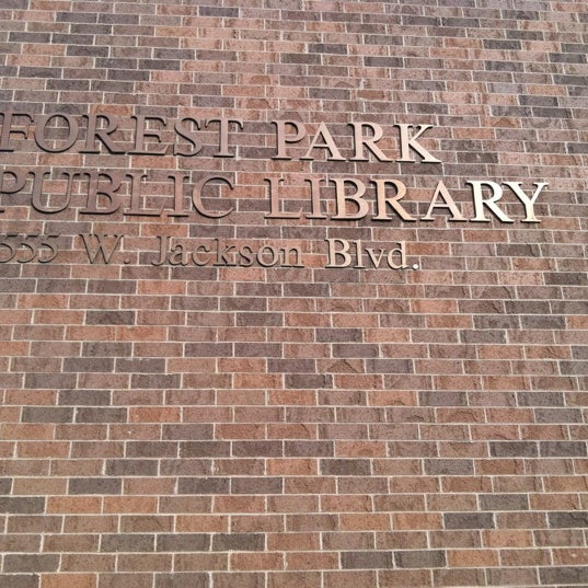 Photo taken at Forest Park Public Library by Maureen on 11/2/2011