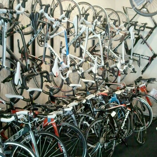 Photo taken at Strictly Bicycles by Kumiko A. on 1/8/2012