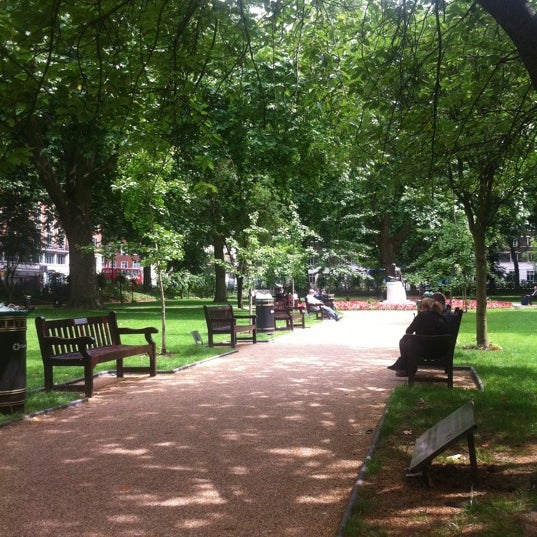 Tavistock Square Park in Bloomsbury