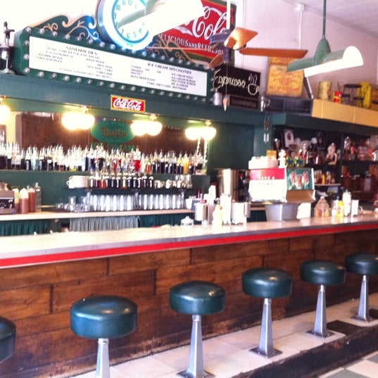 Photo taken at MacAlpine&#39;s Diner and Soda Fountain by Leah L. on 1/19/2011