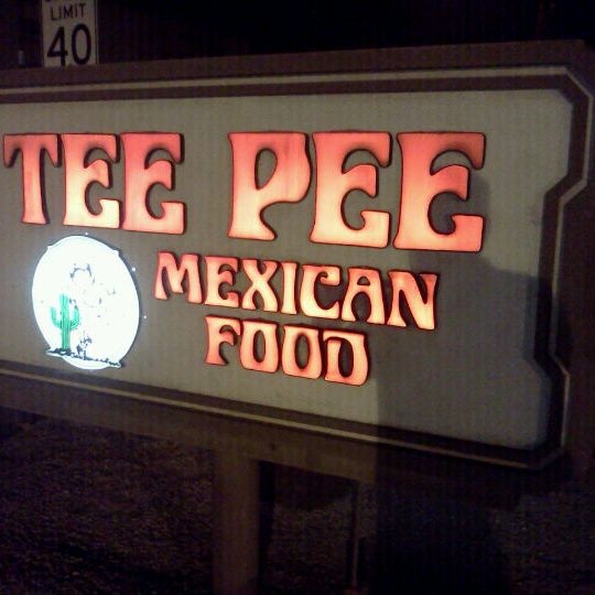 Photo taken at Tee Pee Mexican Food by Andrew D. on 2/10/2012