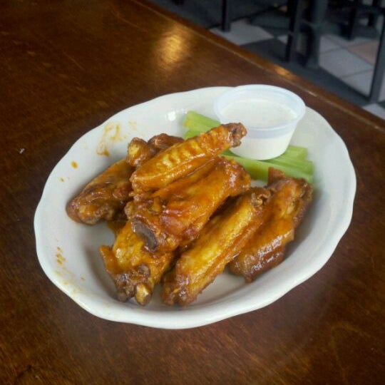 The "Hot Lips" wings are an excellent combination of sweet and spicy!