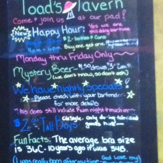 Photo taken at Toad&#39;s Tavern by Adam D. on 8/28/2011