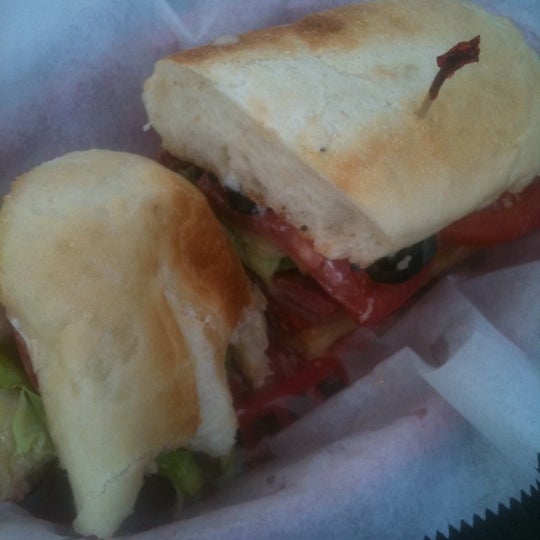 The #1 (Al Capone) may be one of the best sandwiches I've ever had. Def do splitty-splitty w someone. Get the fries too.