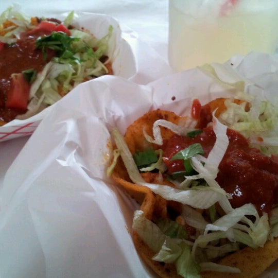 Photo taken at Sky&#39;s Gourmet Tacos by Ohmar G. on 7/18/2012