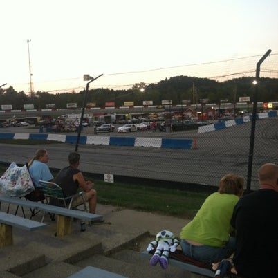 Photo taken at LaCrosse Fairgrounds Speedway by Lindsey P. on 9/2/2012
