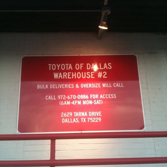 Photo taken at Toyota of Dallas by John T. on 8/29/2011