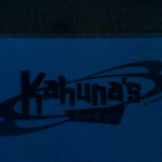 Photo taken at Kahuna&#39;s Bar &amp; Grill by Phillip H. on 10/11/2011