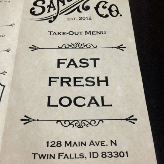 Photo taken at The Twin Falls Sandwich Co. by M P. on 6/30/2012