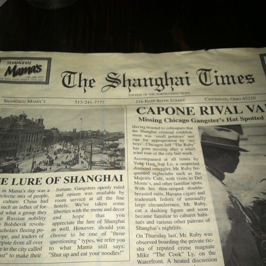 8/4/2012 tarihinde Dayna T.ziyaretçi tarafından Shanghai Mama&#39;s'de çekilen fotoğraf