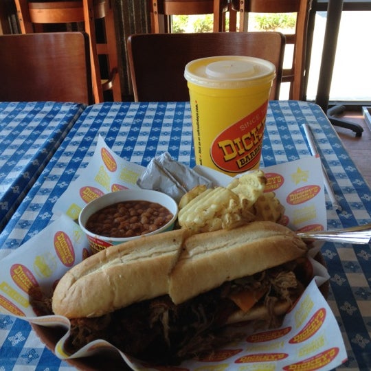 Photo taken at Dickey&#39;s Barbecue Pit by Richard C. on 6/2/2012