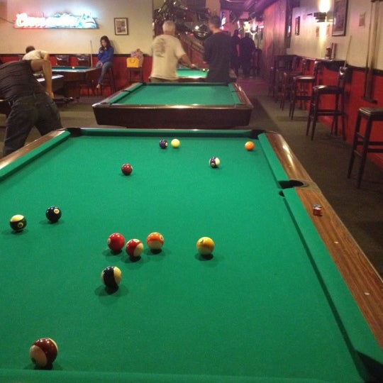 Photo taken at Jake&#39;s Burgers &amp; Billiards by William G. on 5/11/2012