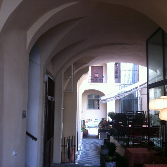 Photo taken at Little Town Budget Hotel Prague by LITTLE TOWN HOTEL on 9/13/2012