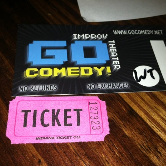 Photo taken at Go Comedy Improv Theater by Lauren D. on 6/22/2012