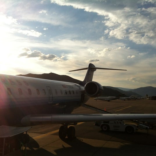 Photo taken at Aspen/Pitkin County Airport (ASE) by Mira on 7/2/2012