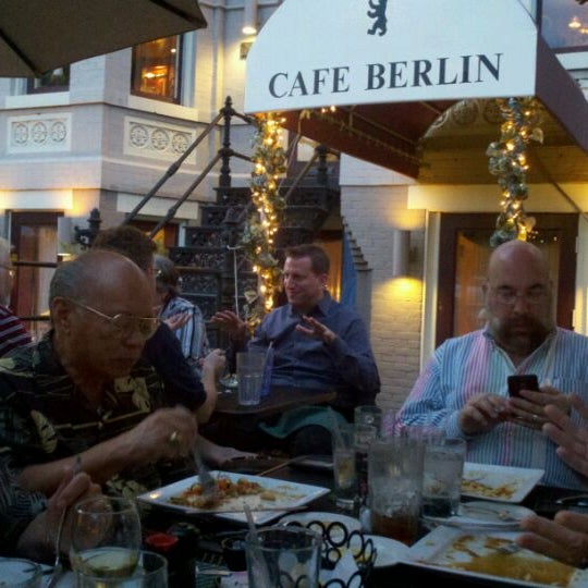 Photo taken at Cafe Berlin On Capitol Hill by Lois C. on 5/21/2012