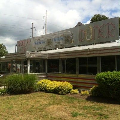 Photo taken at Trolley Car Diner by Lynda on 7/22/2012