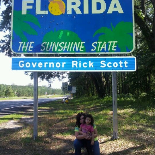 GA/FL State Line Border Crossing