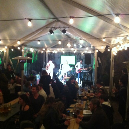 Photo taken at Cooking Channel Beer Garden at Easy Tiger by Holger L. on 3/11/2012