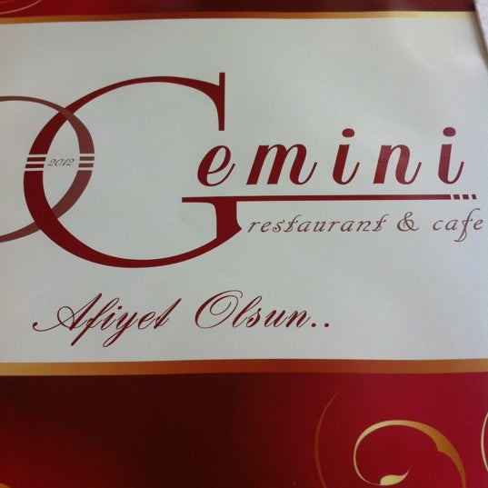 Photo taken at Gemini Cafe &amp; Restaurant by D.D on 6/8/2012