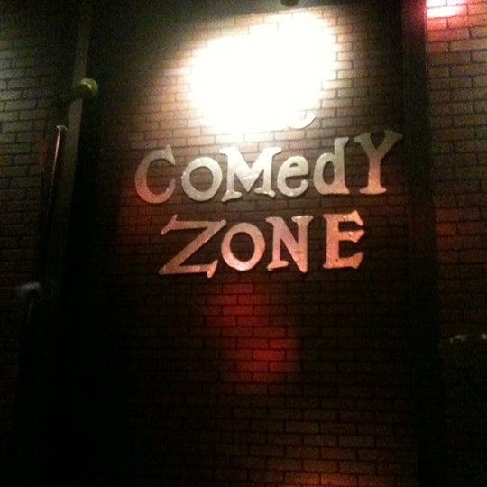 Photo taken at Comedy Zone by Goldie N. on 3/28/2012
