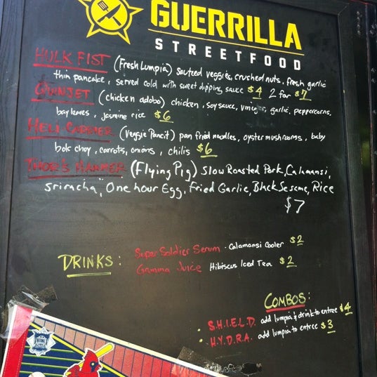 Photo taken at Guerrilla Street Food by Madam C. on 5/1/2012