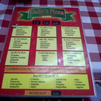 Gallos pizza cheap